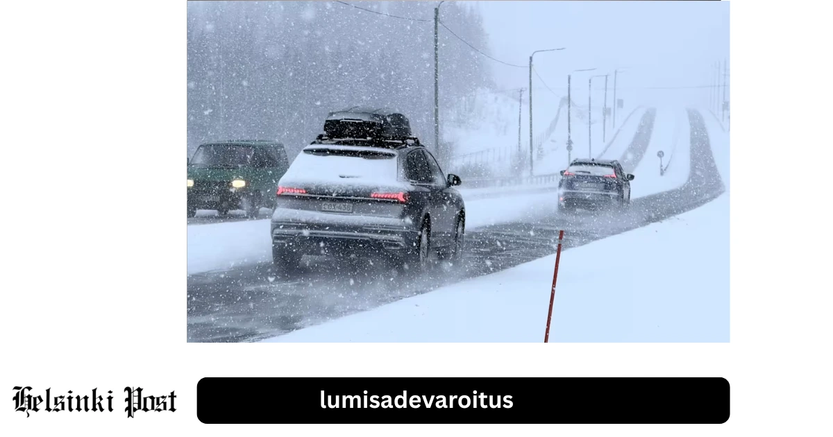 Lumisadevaroitus – mitä se tarkoittaa ja miten varautua